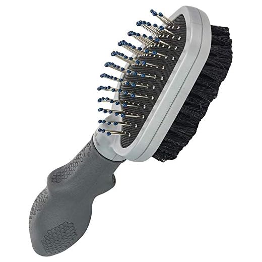 FURminator Spazzola Doppia per Cani, Taglia Unica, Grigio