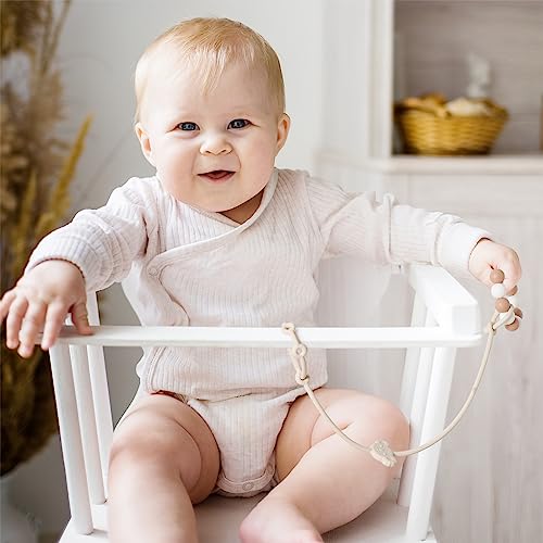 ROCCED Toy Straps for Baby 6pcs, Silicone High Chair Toys Straps