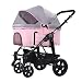 Wózek Wózek Dla Kotów, 4 Wózki Dla Psów Dla Małych Psów, Składane Spacerowicze Dla Małych Psów Dla Małych Średnich Pies, Pet Buggy Waschair Pram Jogger Transport Transport Dostawy PET, Do 25 Kg