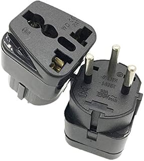 Israel Palestine Travel Plug Adapter Universal Outlet Israeli 3 Pin Grounded Plug Adaptor 10A 250V