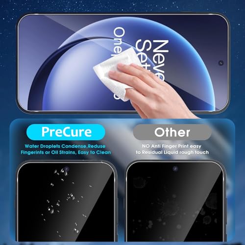 Image of PreCure (2+2 Pack) Screen Protector & Camera Lens Protector for OnePlus 15 - 9H Hardness Tempered Glass, HD Clear, Bubble-Free, Anti-Scratch (Black)
