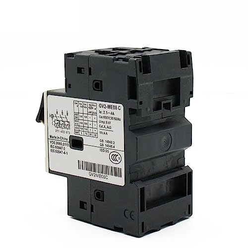 Disjoncteur de protection de moteur triphase bouton-poussoir serie GV2ME 3P - 6