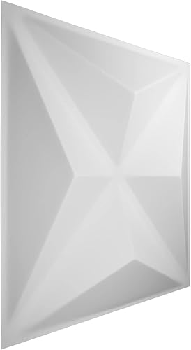 Miniatura 3 de Ekena Millwork WP20X20HVWH-CASE-12 19 5/8 pulgadas de ancho x 19 5/8 pulgadas de alto Haven EnduraWall Decorativo 3D Panel de pared Cubiertas 32.1