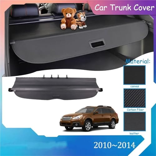 Separador de carga para Subaru Outback 2010-2014 cubiertas de maletero de canvas 3