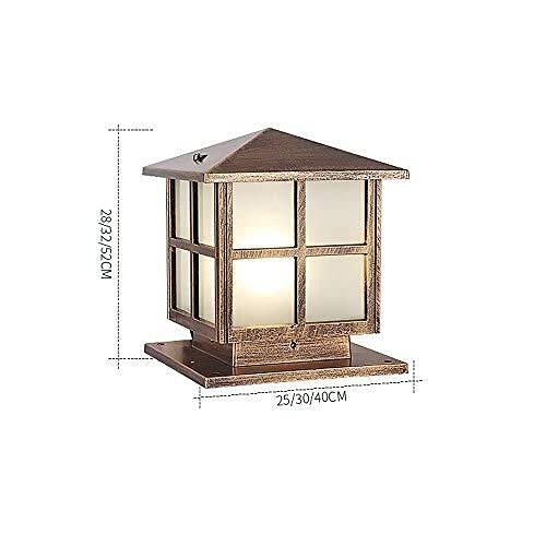 Clôture carrée luminaire de stigmatisation extérieur étanche IP65 E27 - 2