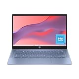 HP Chromebook 14 inch Laptop, HD Display, Intel N100, 4 GB RAM, 64 GB eMMC, Intel UHD Graphics, Chrome OS 14a-nf0010nr (2024)