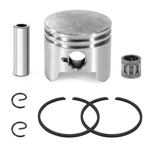 Tunejoy Pistón Kit Reemplazo 44mm Juego de Pistón de Motor Pistón Kit Asamblea Reemplazo para Dirt Pit Bike ATV Scooter Quad 49cc