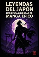 Leyendas del Japón: Libro para Colorear de Estilo Manga Épico: 40 ilustraciones para colorear de guerreros, dioses y criaturas míticas japonesas en estilo anime (Spanish Edition) B0F62JQRHQ Book Cover