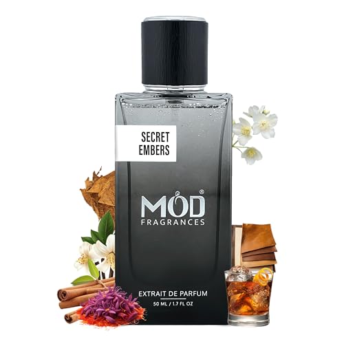 Mod Fragrances Secret Embers Perfume For Women and Men - Inspired By Side Effect Perfume Dupe Long Lasting Amber Spicy Unisex Fragrance Extrait De Parfum 50ml