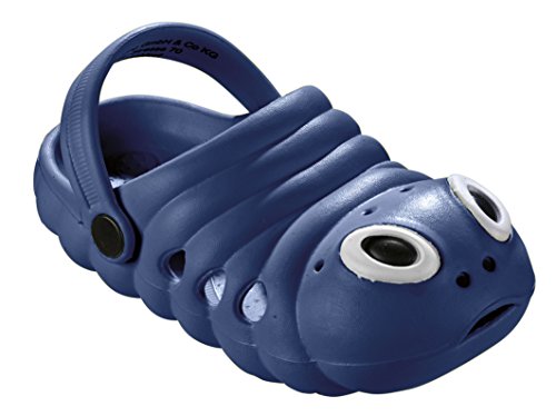 Preisvergleich Produktbild Beco Unisex-Kinder Raupe Clogs, Blau (Marine 7)