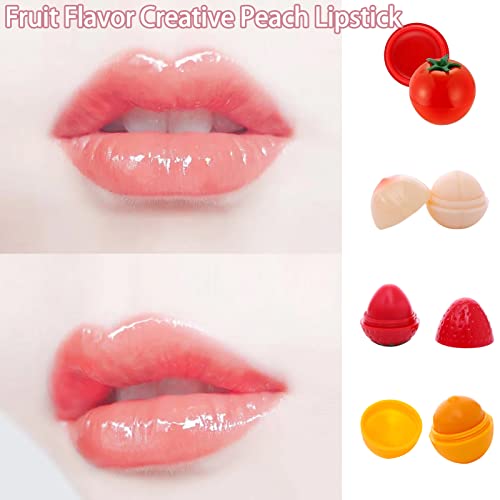 Galand Lip Cream Moisturizing Soften Brightening Cartoon Fruit Shape Lip Protector Repair Lip Wrinkle Compatible With Women Strawberry #TOP1
