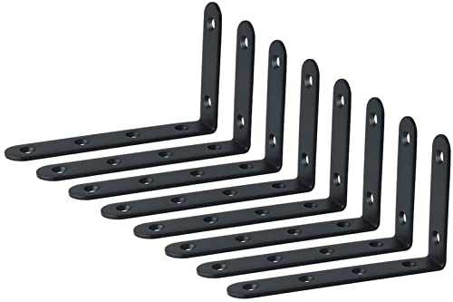 Code d'angle pour étagère suspendue style industriel salon - 2