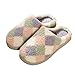 Pantofole Donna Inverno Peluche Muto Home Ciabatte Uomo Sandali Ciabattine Donna Pantofola Memory Foam Calda Pantofole Soluted Simple Pantofole Uomo Invernali (Color : Green, Size : 35/36 EU)
