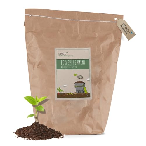 DIMIKRO Bokashi Ferment getrocknet - Kompoststarter und Fermentationshilfe für Bokashi Eimer - Mit â€¦ – Miniatur