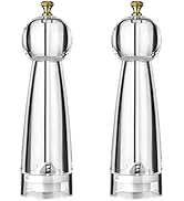 Set Macina Sale E Pepe Manuale - 2 Pezzi In Vetro E Acciaio Inox Per Cucina Casa - Foto 3