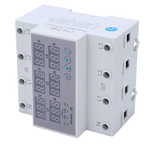Dreiphasen-Amperemeter, 3-phasiges 3-stelliges Display, Mini-DIN