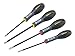 Stanley FMHT0-62060 Diamond Tip Screwdriver set (4 piece), Multicolor
