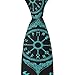 MZERSE Fashion Neckties Mens Shirt Uniform Skinny Tie for Business Holiday Necktie Viking Vegvisir Magic Navigation Compass Ancient