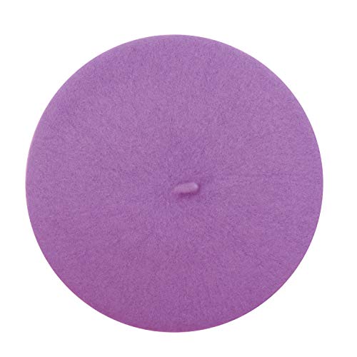Image of Klong Women Wool Beret Hat French Style Solid Color