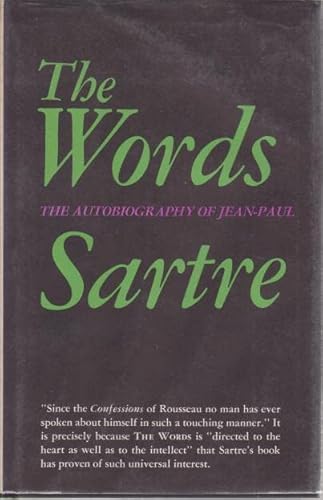 Rare Antique THE WORDS [Hardcover] Sartre, Jean... B09YDG4KNQ Book Cover