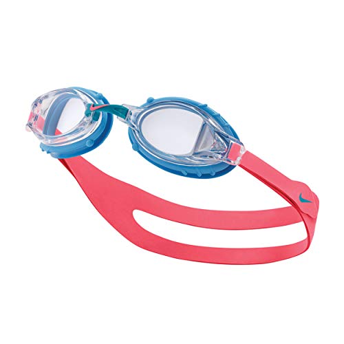 NIKE Kids' Big Youth Chrome Swim Goggle, Racer Pink, One Size