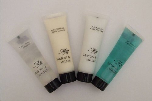 12 x Mason & Miller Travel Sachets (12 x 20ml - 6 x Shampoo & 6 x Conditioner)