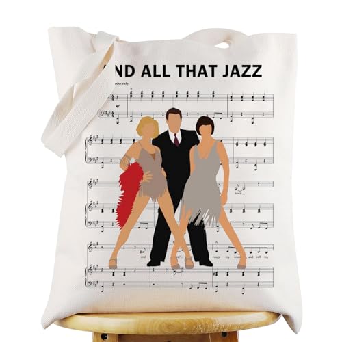 G2TUP Bolsa de ombro Chicago Musical Chicago Broadway para fãs musicais de presente e tudo o que jazz Chicago Merch, And All That Tg