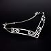 Beruthiel tiara viking élfica en acero inoxidable plateado
