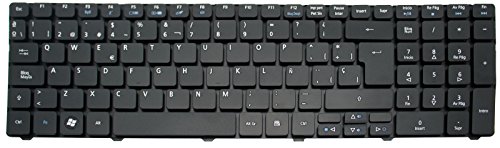 Preisvergleich Produktbild Original Acer Tastatur spanisch (ES) schwarz Aspire 7741G Serie