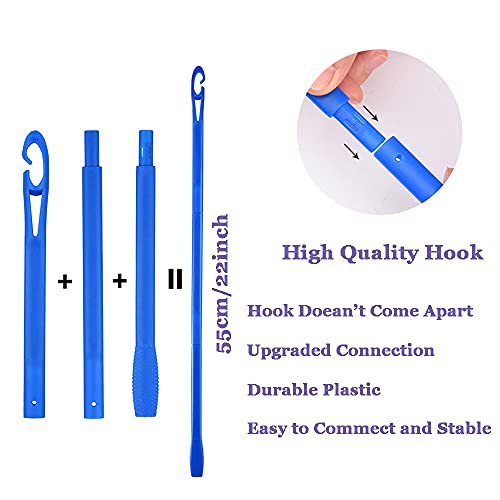 40Pcs No Heat Hair Curlers Heatless Spiral Curlers With Styling Hooks 22Inch/55Cm Magic Hair Rollers No Heat Damage Diy Styling Kit For Women Kids Long Medium Hair #TOP4