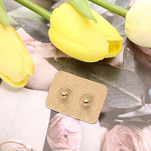 Penta Angel 50Pcs Clear Disc Pads To Stabilize Earrings, Plastic Discs For Earring Backs And Jewelry Crafts #TOP3