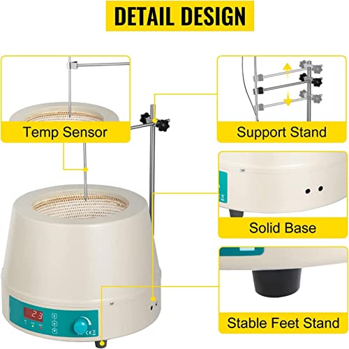 Agitateur de chauffage magnétique de 2000 ML portable