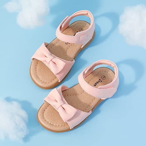 Image of DREAM PAIRS Girls Sandals Fashion Bow Summer Shoes for Toddler /Little Kid