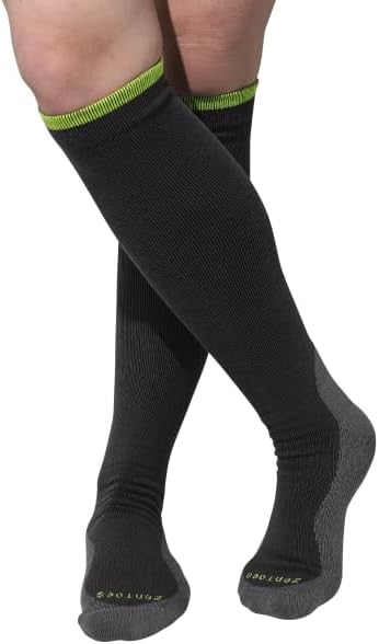 ZenToes Compression Socks for Women & Men, Gradual 15-20mmHg Compression Socks Men With With Anti Slip Grippers - Image 2