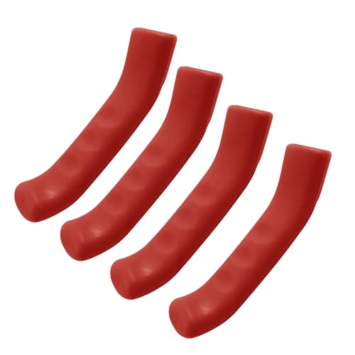 Brake Lever Grip Protector Cover, Non-slip Brake Lever Grip, Silicone Sleeve Universal Brake Protection Handle Cover For Bicycle, Cycling, Road/mountain Bikes, Red