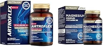Nutraxin Seti | Artroflex HYA-C-II Hyaluronik Asit Glukozamin Kondrotin i eren x1 + Magnesium Complex 60 Tablet x1