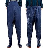 anglerhose mit stiefeln lidl Flexible Brust Fischerei Watvögel soll Sie trocken und warm auf dem Angel Abenteuer, Jagd zu halten, Landwirtschaft Arbeit, Autowaschen oder jede chaotische Situation.