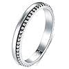 BORUO-925-Sterling-Silver-Ring-High-Polish-Thin-Beaded-Bali-Stackable-Tarnish-Resistant-Engagement-Wedding-Band-2mm-Ring-4-12 BORUO 925 Sterling Silver Ring High Polish Thin Beaded Bali Stackable Tarnish Resistant Engagement Wedding Band 2mm Ring Size 7.5