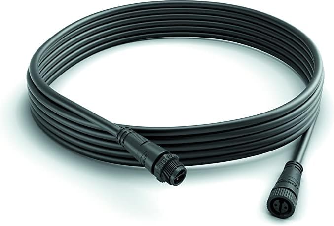 Outdoor Low Voltage Extension Cable for Calla, Econic and Lily Outdoor Lights, 16.4ft (Requires Hue Hub & Power Source)