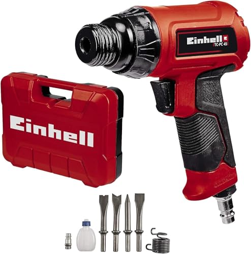 Einhell Scalpello pneumatico TC-PC 45 (pressione max 6.3 bar, portata aria 113 L/min, giri min 4500,...
