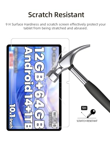 Protector de pantalla vidrio templado para Ctab 10 10.1" miniatura 3