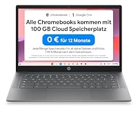 HP Chromebook Laptop, 14", MediaTek Kompanio 540, 4GB RAM 64GB eMMC | ChromeOS mit Google Gemini KI, in Sekunden startklar – ideal für Alltag, Schule, Uni und Surfen, QWERTZ, Silber – Ansicht 8