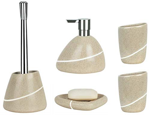 Vivense Badezimmer Set Aus Kunststoff – Praktisch & Elegant In Beige
