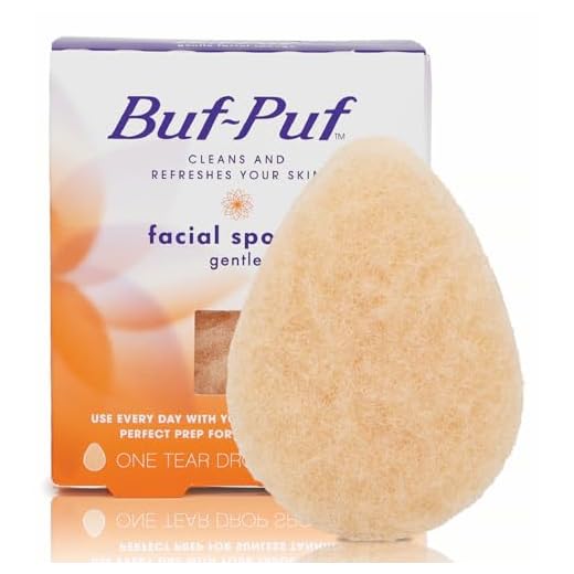 Buf-Puf Esponja facial suave, esfoliante, desenvolvida por dermatologistas, 1 unidade
