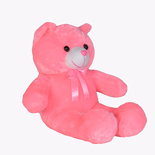 Image of Ultra 10 inch Small Teddy Bear Fully Stuffed Soft Premium Plush for Kids in Pink | Snuggling and Playtime | Animal Toy | Birthday Gift | Anniversary | Christmas | Diwali | Home Decor