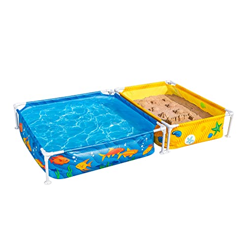 Bestway 561CF Piscina gioco con recinto per sabbia 213X122X30,5 cm
