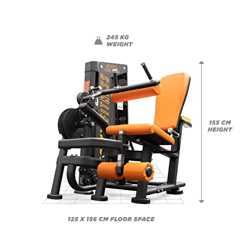 Phoenix Fitness Leg Extension & Curl Machine - Dual Function Exercise Machine for Weight Training and Building Muscle - Heavy-Duty Equipment for Home and Commercial Use - Adjustable Stack 5kg-70kg - Image 8