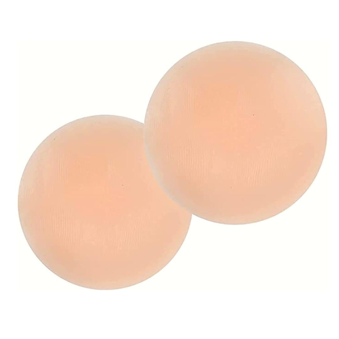 paxon Silicone Nipple Cover, Reusable Adhesive Pasties, Round and Flower Shape, Nude-picture-32