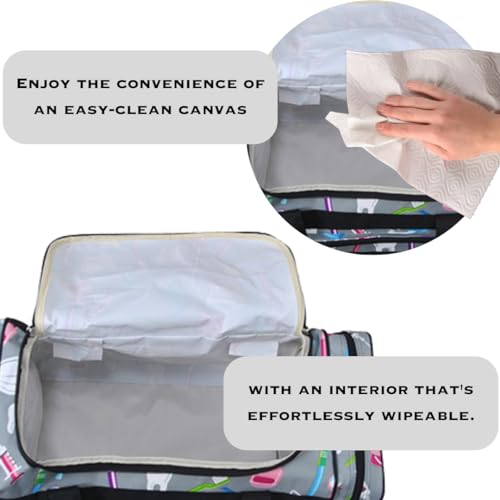 NGIL Canvas 20" inch Duffle Bag (Dentist-black)3