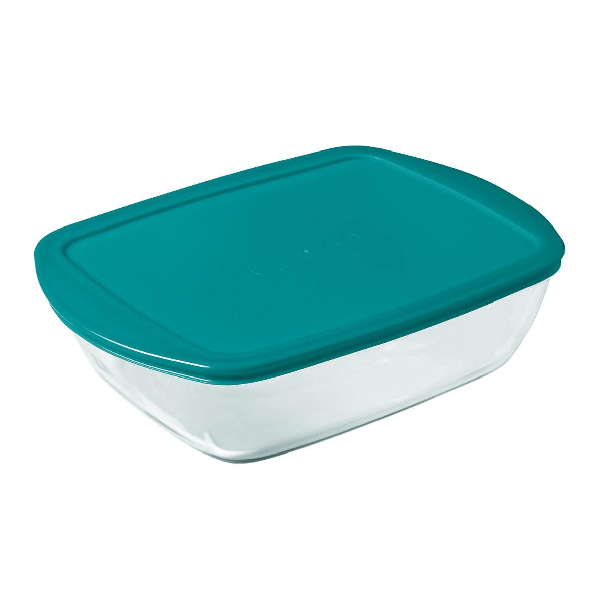 PyrexTransparent Rectangular Dish With Lid, 0.4L